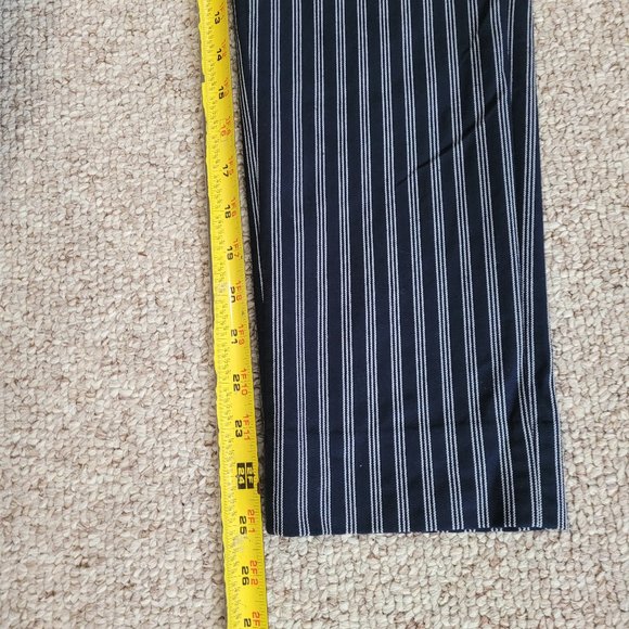 Banana Republic Sloan Pants Striped Navy Blue 6P - Picture 10 of 10
